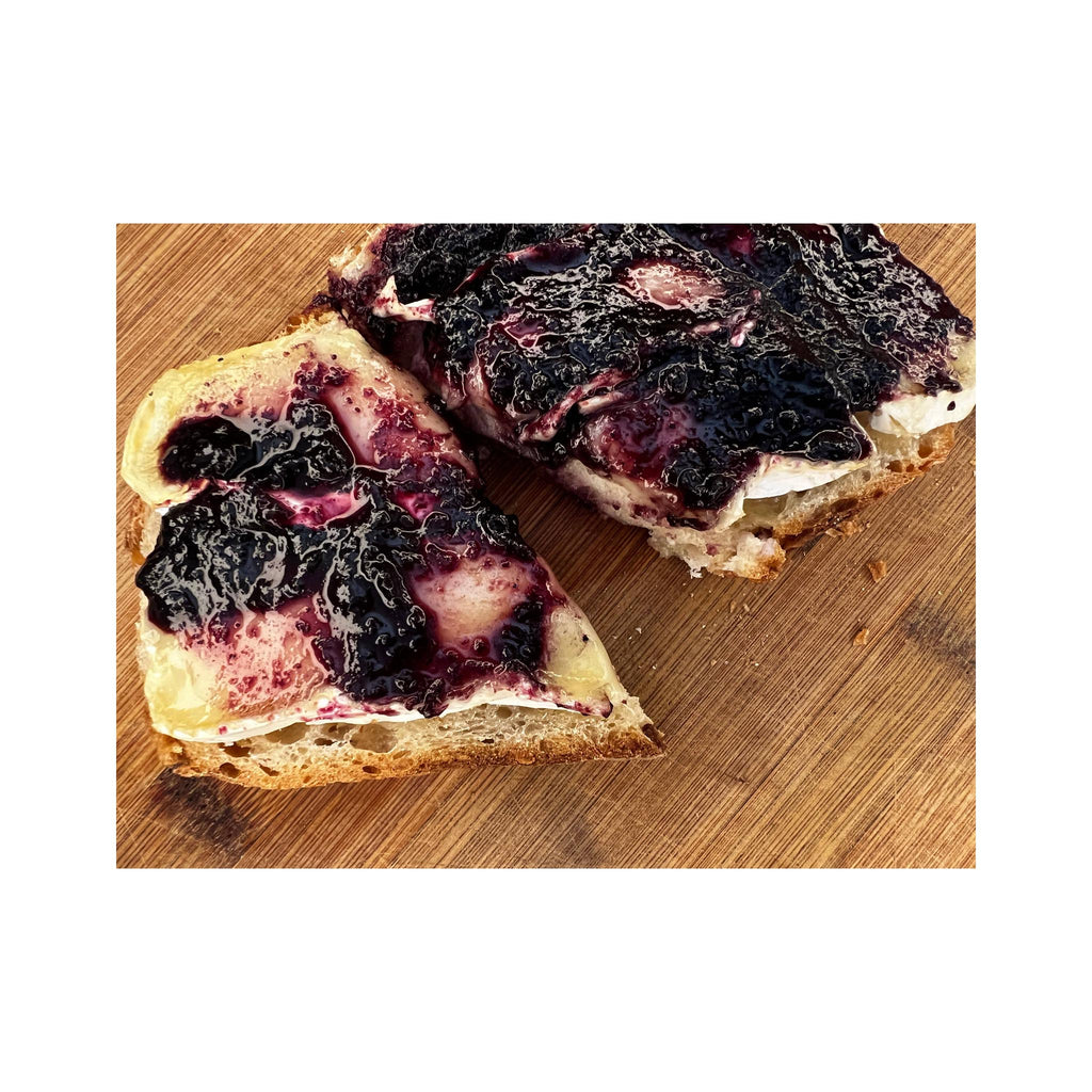 Spiced Blueberry Jam - in use