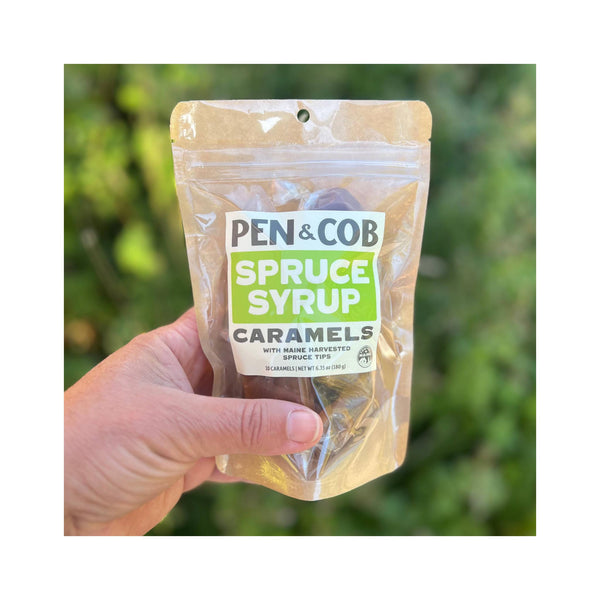 Spruce Syrup Caramels