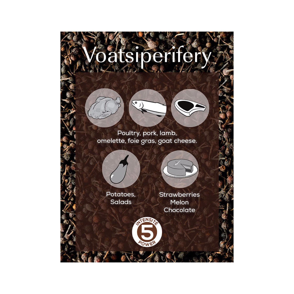Peugeot Voatsiperifery Wild Pepper - pairings