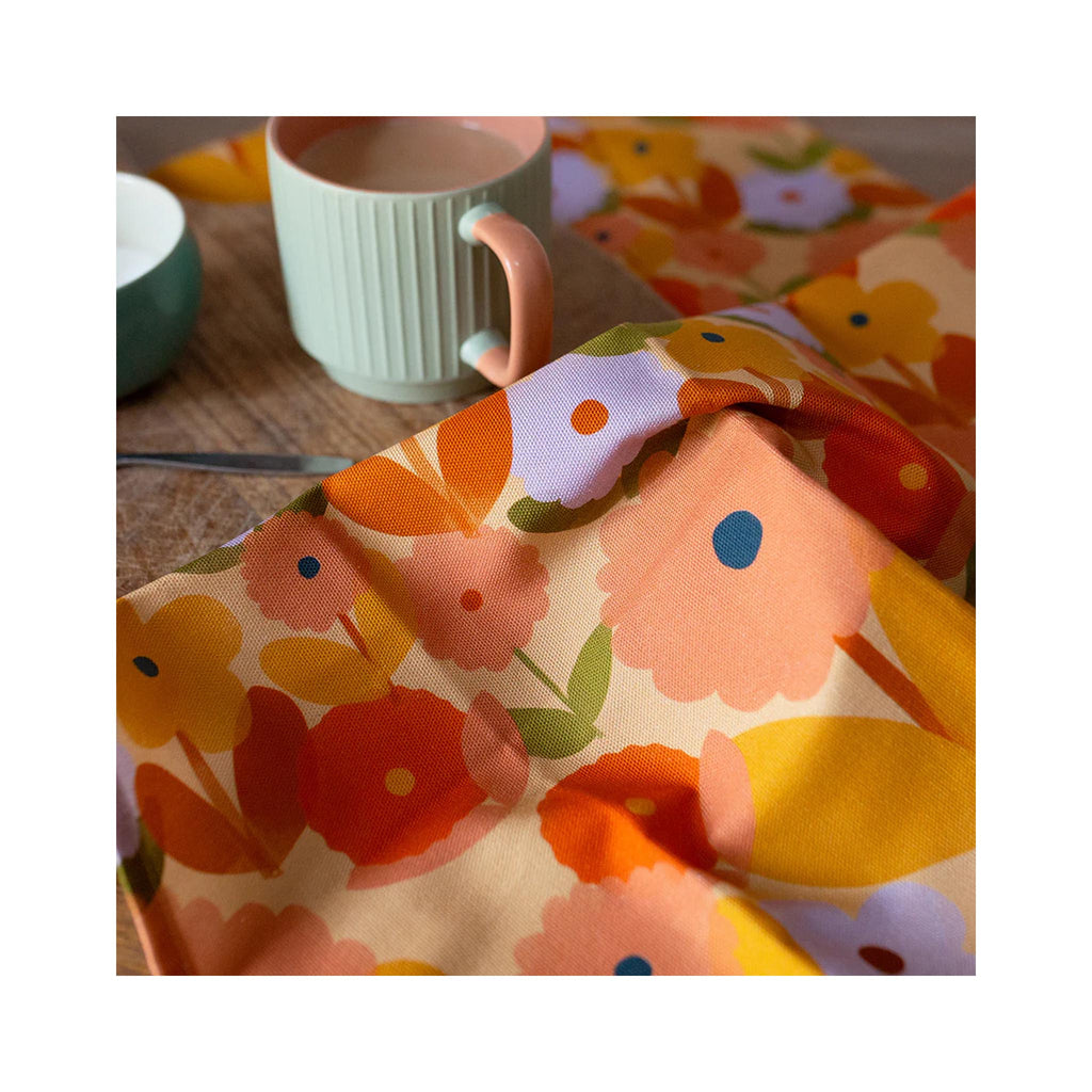 Blooming Tea Towel