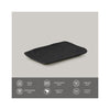 Black Matte Rectangular Juta Platters