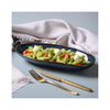 Oceano Deep Oval Platter - in use
