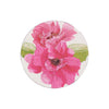 Pink Peony Round Coaster Set of 4