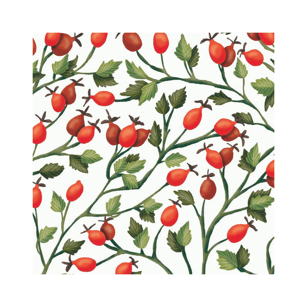 Rose Hips Beverage Napkins