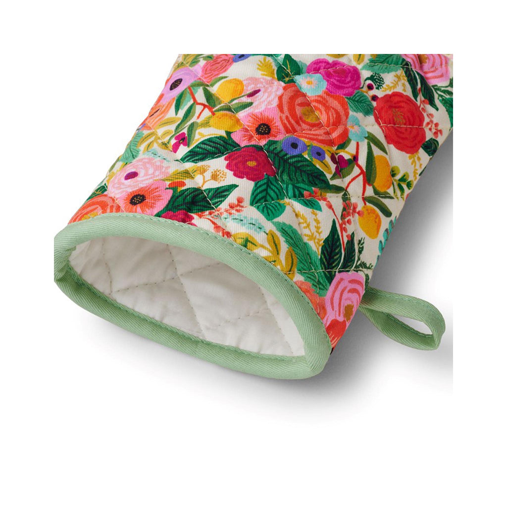 Garden Party Oven Mitt - lining detail