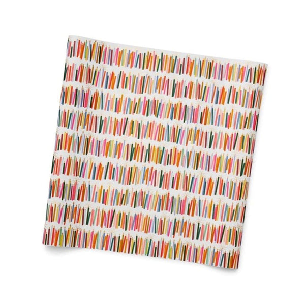 Candles Wrapping Paper Roll - unrolled