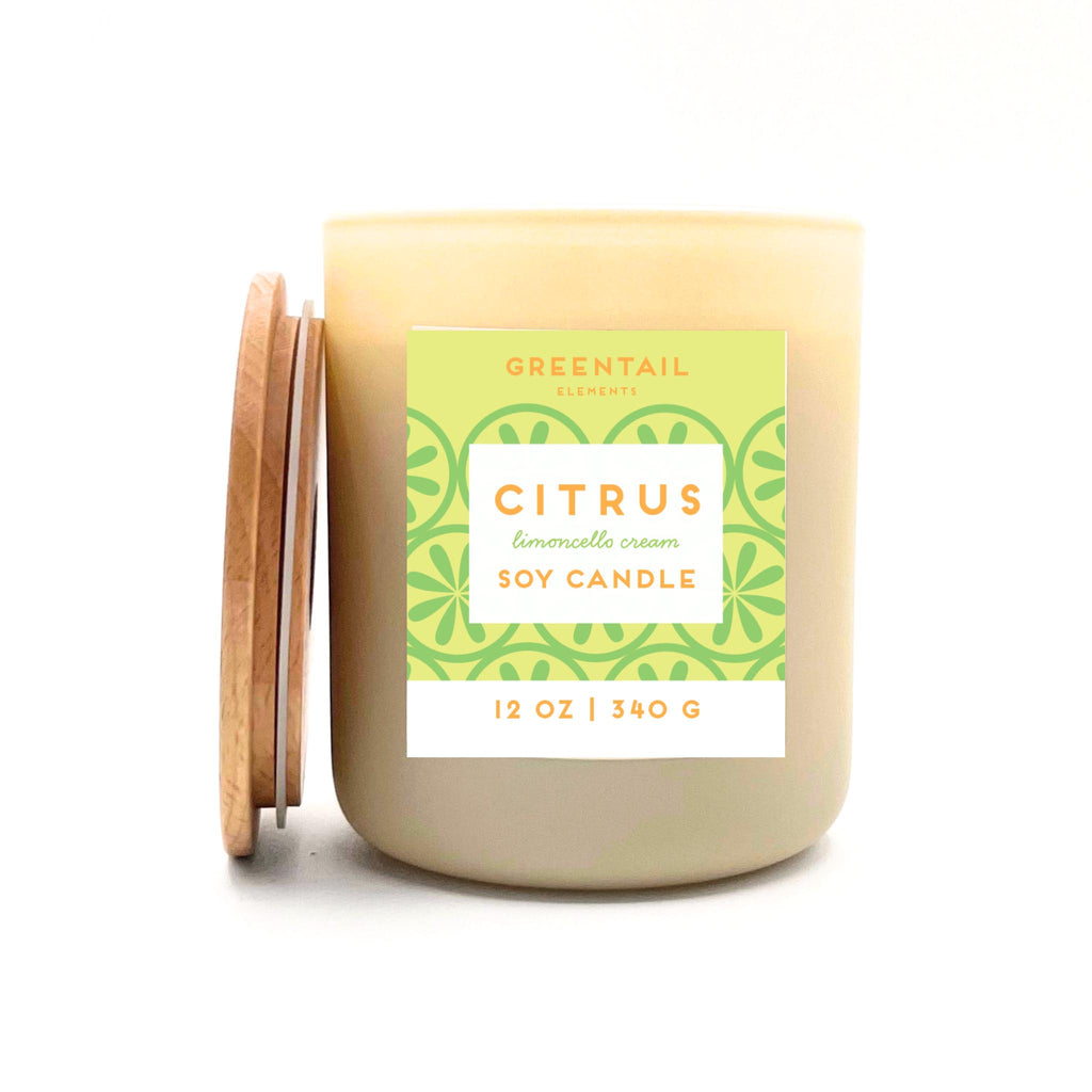 Greentail Table Element Soy Candles - Citrus