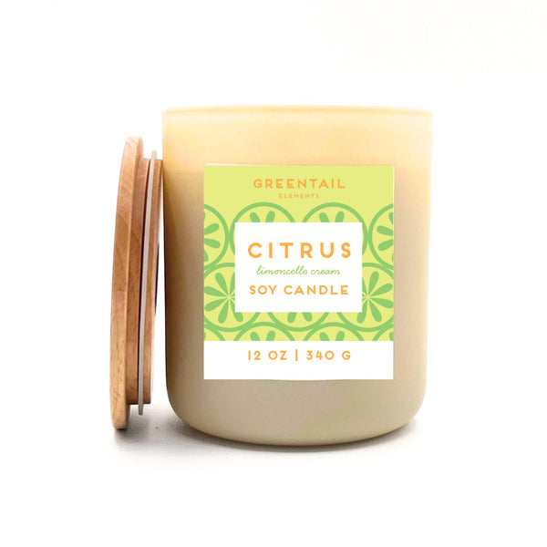Greentail Table Element Soy Candles - Citrus