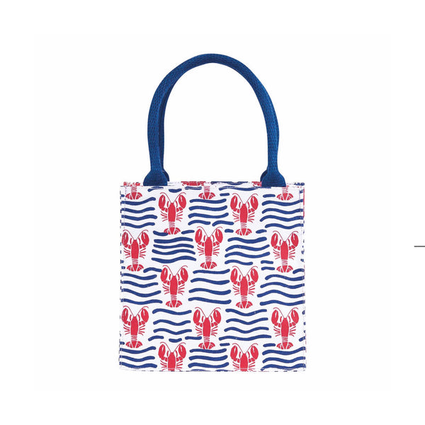 Itsy Bitsy Blu Gift Bag - Lobster Waves