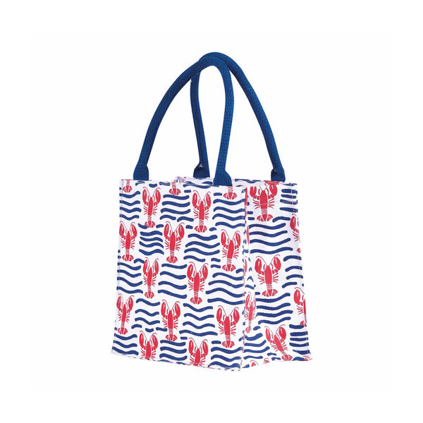 Itsy Bitsy Blu Gift Bag - Lobster Waves - profile
