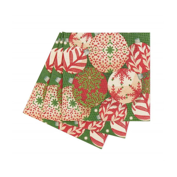 Scandi Ornaments Beverage Napkins