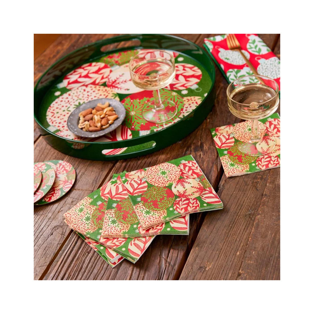 Scandi Ornaments Beverage Napkins