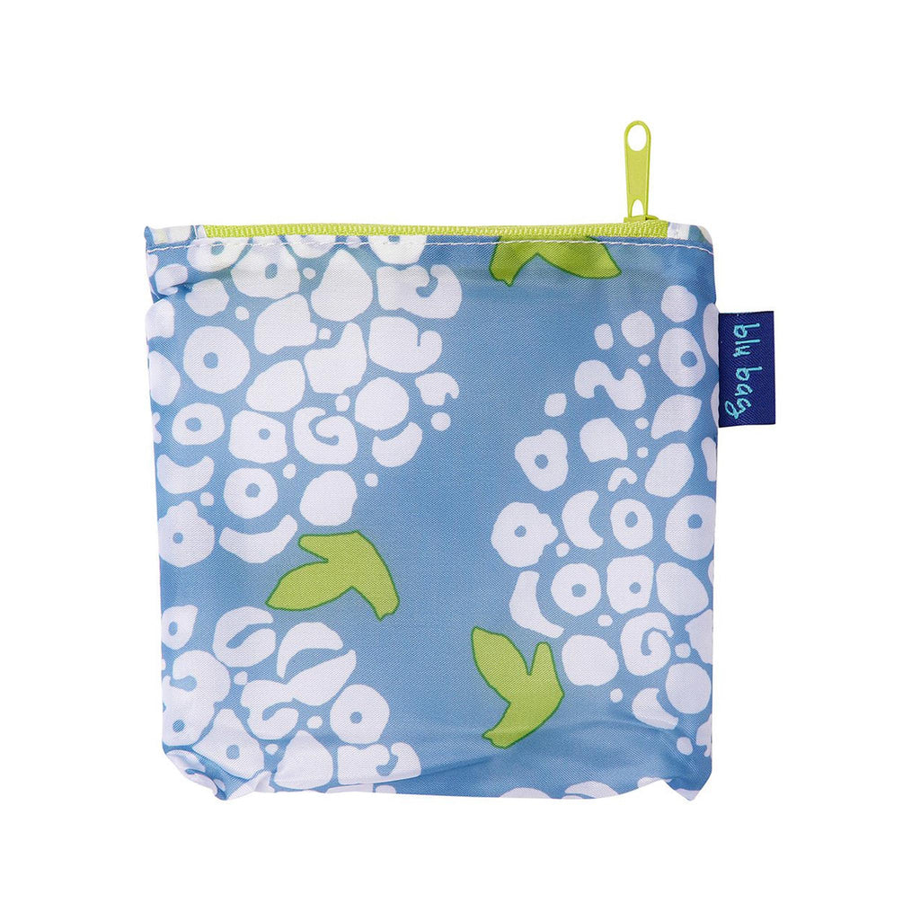 Reusable Blu Shopping Bag - Hydrangea - pouch