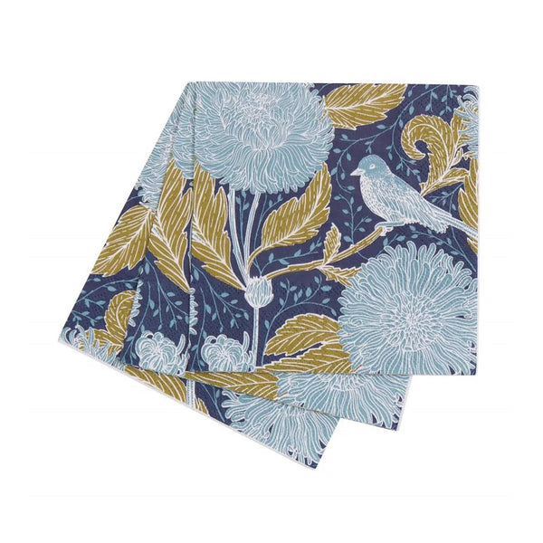 Chrysanthemum Bird Beverage Napkins