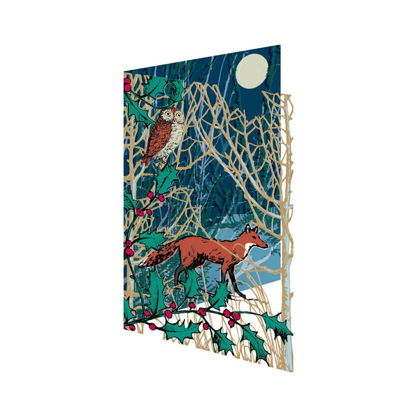 Winter's Tale Fox - Lasercut - Boxed Cards Set of 5