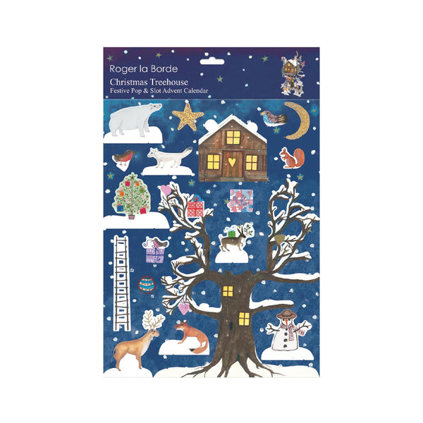 Pop & Slot Advent Calendar - Christmas Treehouse