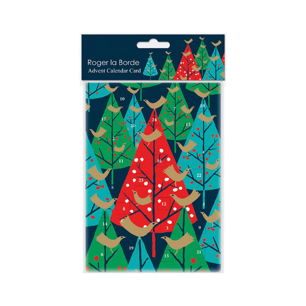 Advent Calendar Card - Brilliant Birds