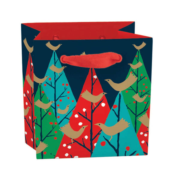 Roger La Borde Holiday Gift Bags - Brilliant Birds - Mini