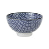 Japanese Rice Bowls - Blue & White - Small - Cross Stitch