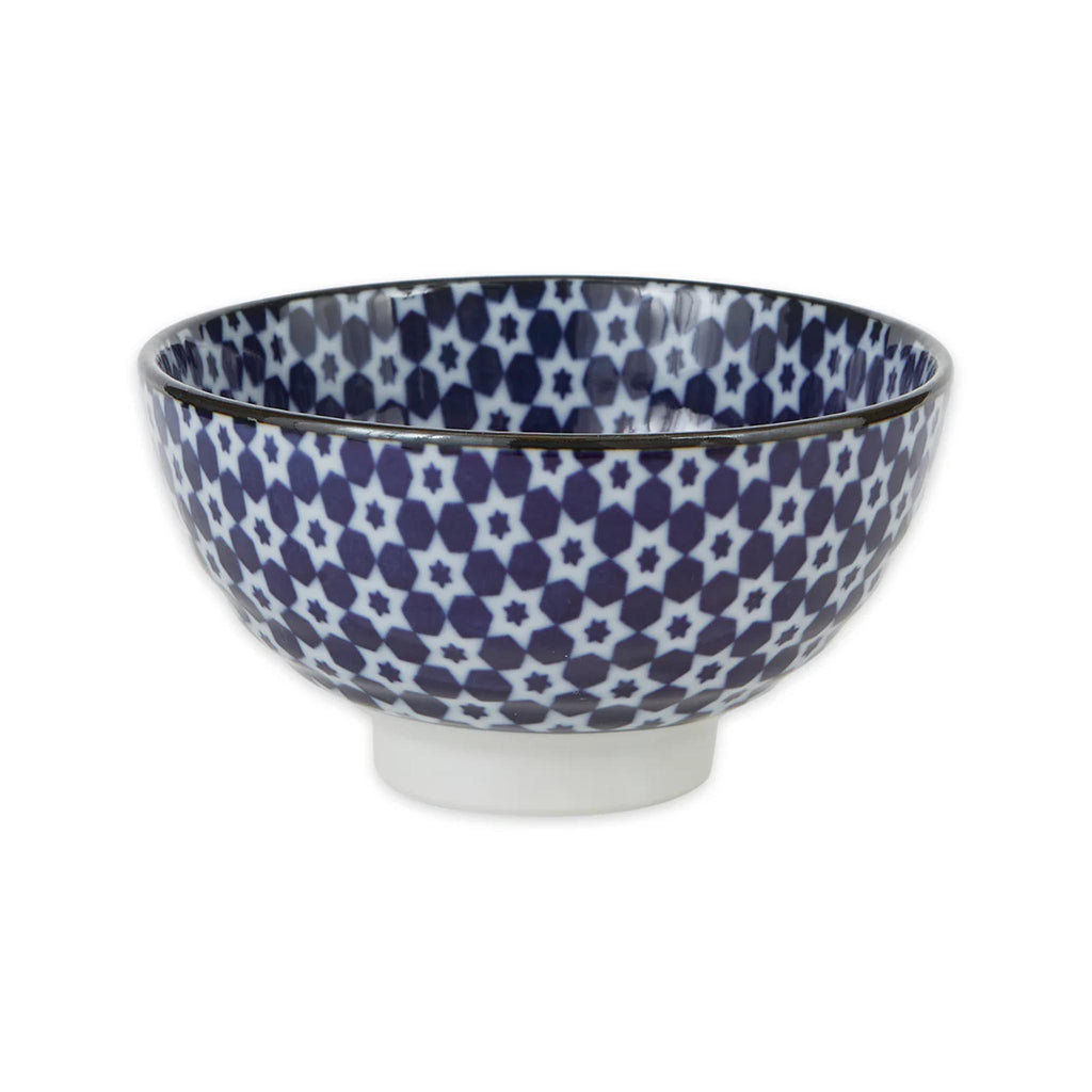 Japanese Rice Bowls - Blue & White - Small - Stars