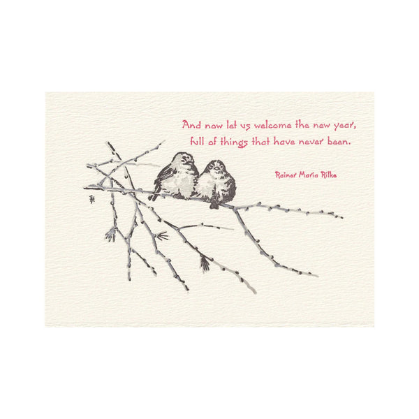 Saturn Press Boxed Holiday Cards - Juncos