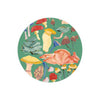 Seedlings Round Coasters - Shrooms