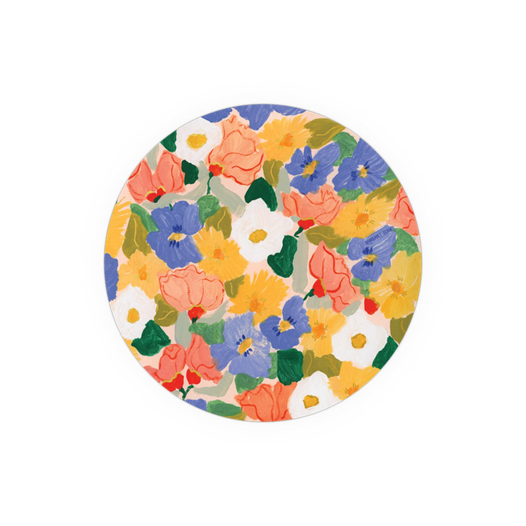 Seedlings Round Coasters - Flower Power