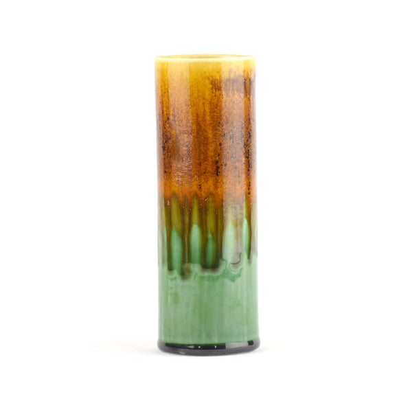 SGW Lab Cylinder Vases - Large - Lt. Brown/Green