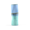 SGW Lab Cylinder Vases - Distortion - Blue/Aqua