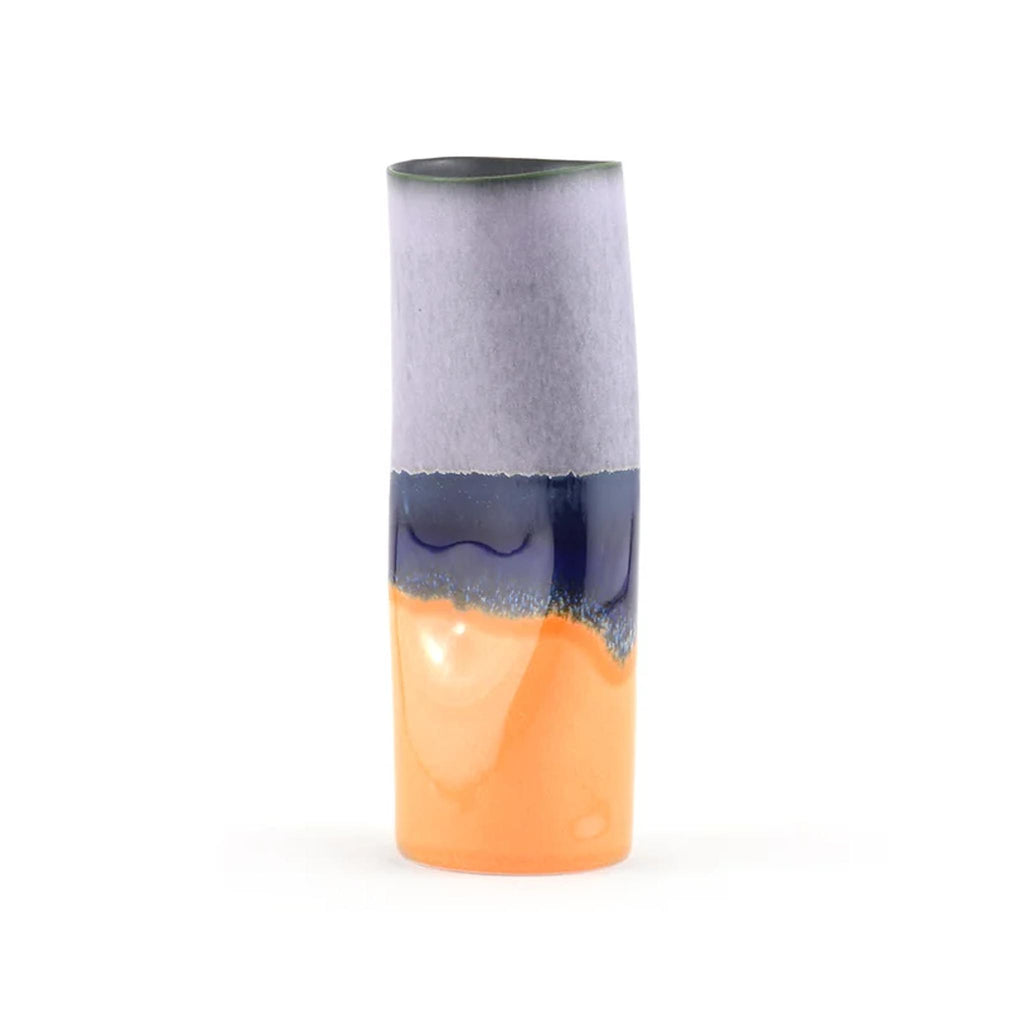 SGW Lab Cylinder Vases - Distortion - Purple/Orange