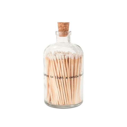 Skeem Large Apothecary Match Bottle - Poetry