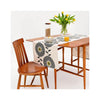 Flower Fields Penny Black Table Runner 