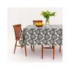 Flower Fields Penny Black Tablecloth 