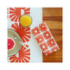 Sunshine Persimmon Cloth Napkin Set of 2