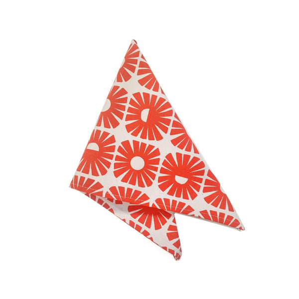 Sunshine Persimmon Cloth Napkin Set of 2