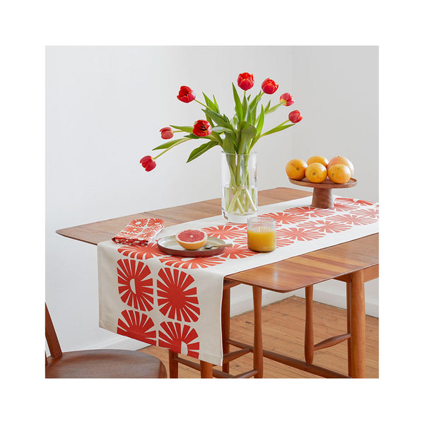 Sunshine Persimmon Table Runner 
