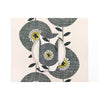 Flower Fields Penny Black Table Runner 