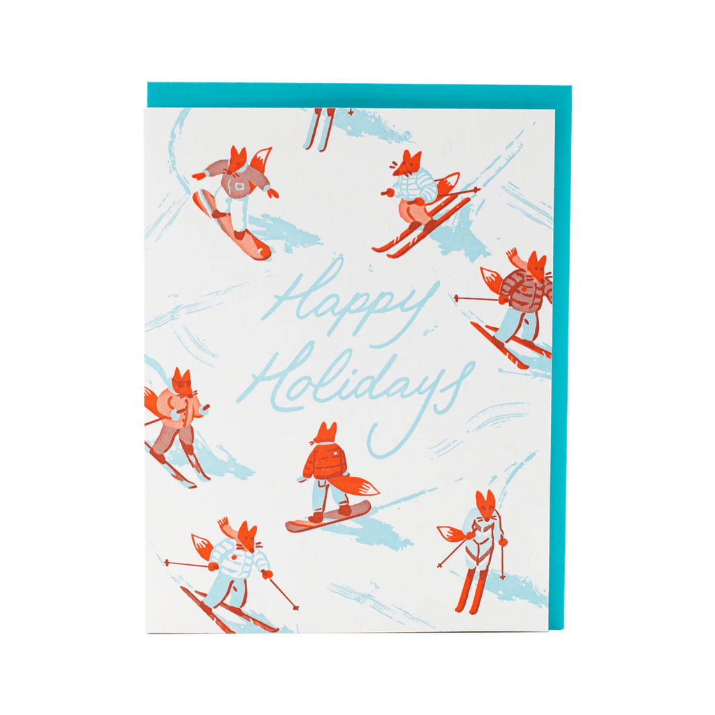 Alpine Foxes Holiday Boxed Cards