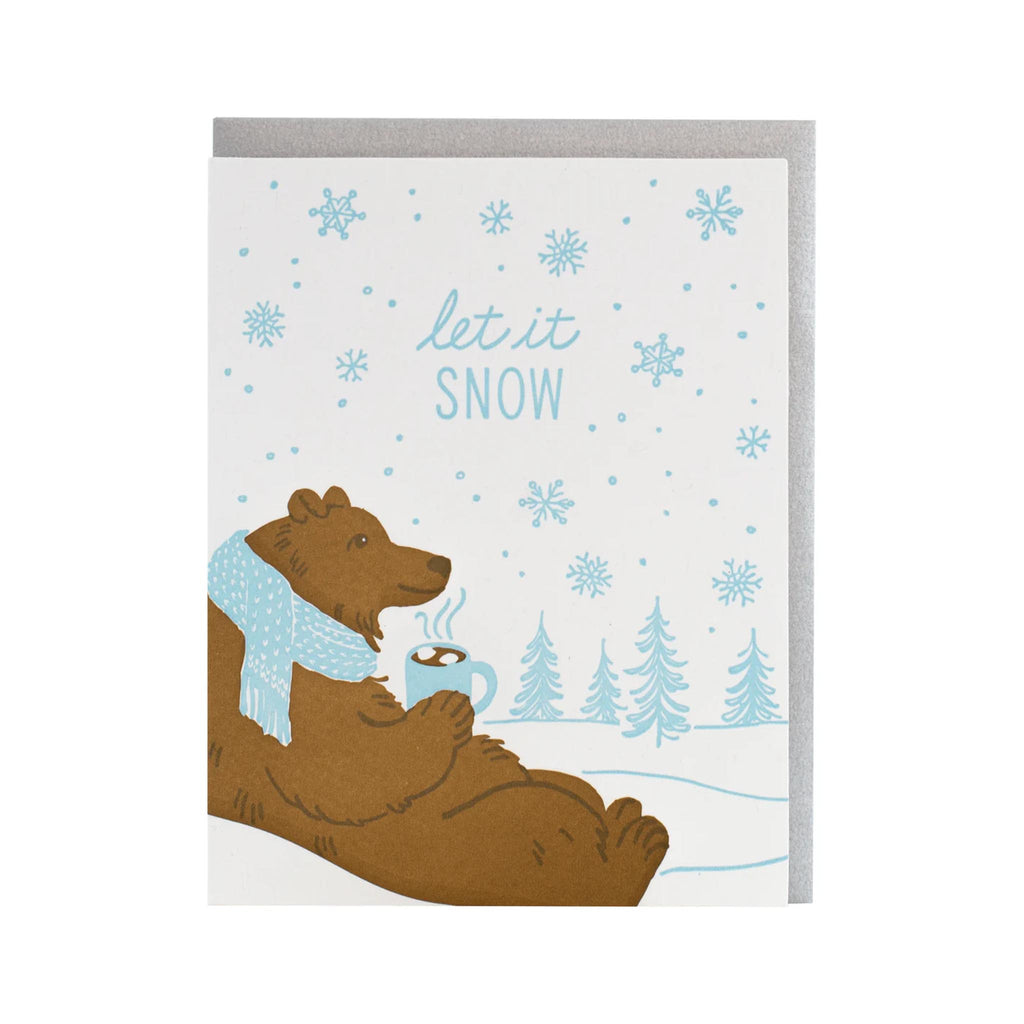 Bear with Hot Cocoa Holiday Boxed Cards