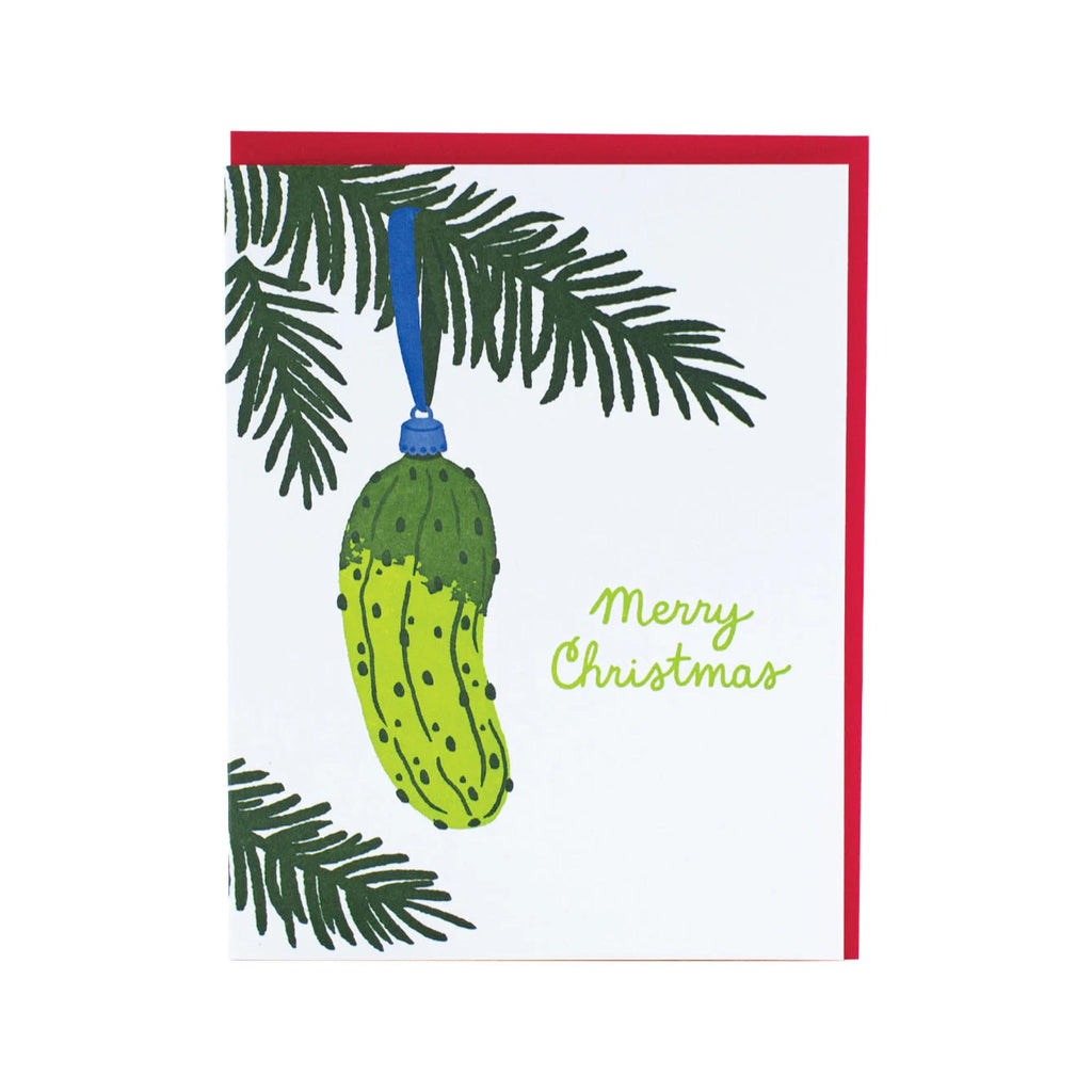 Pickle Ornament Christmas Boxed Cards