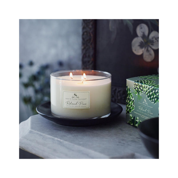 Roland Pine Three-Wick Candle