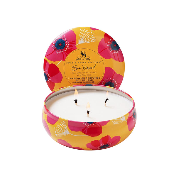 Sun Kissed Tin Soy Candles - Extra Large