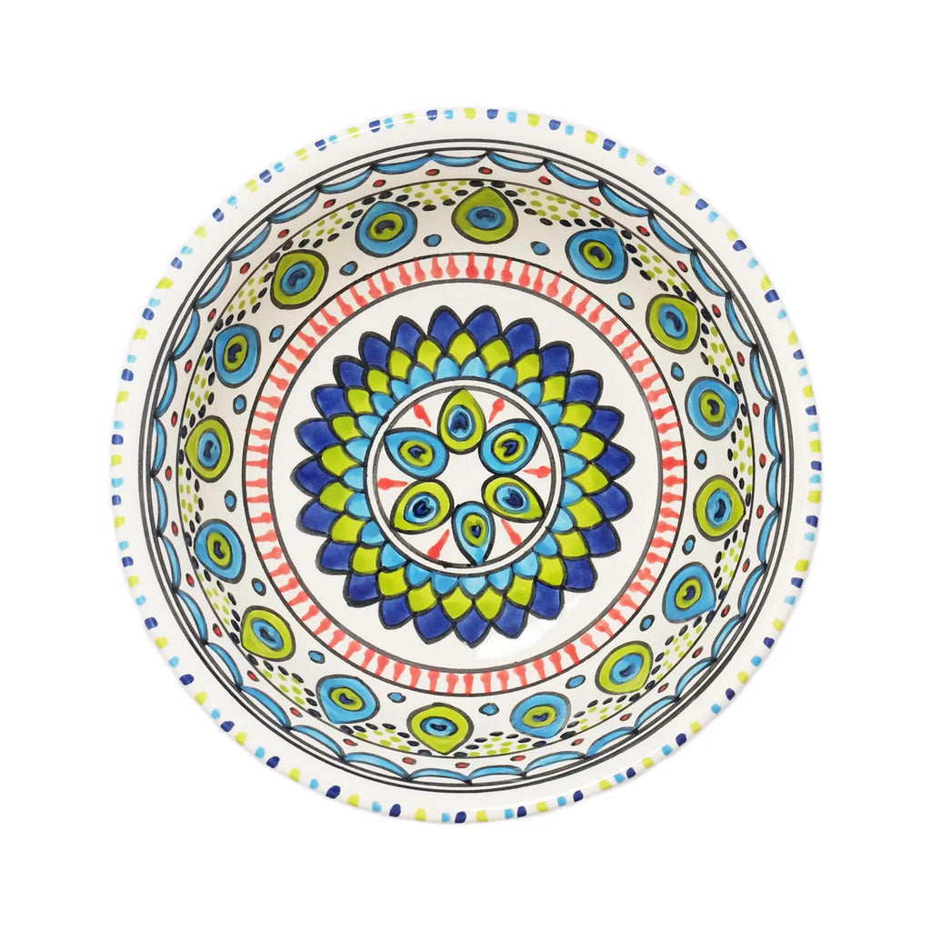 Pavo Deep Serving Bowl - top view