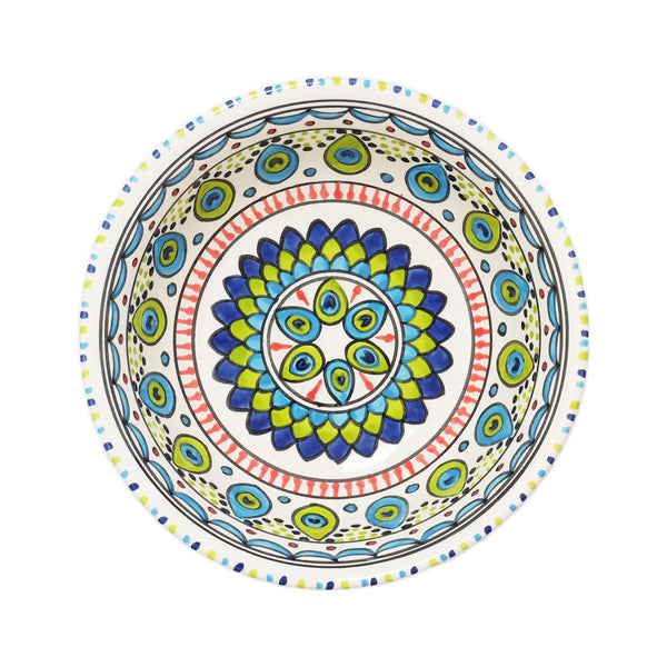 Pavo Deep Serving Bowl - top view