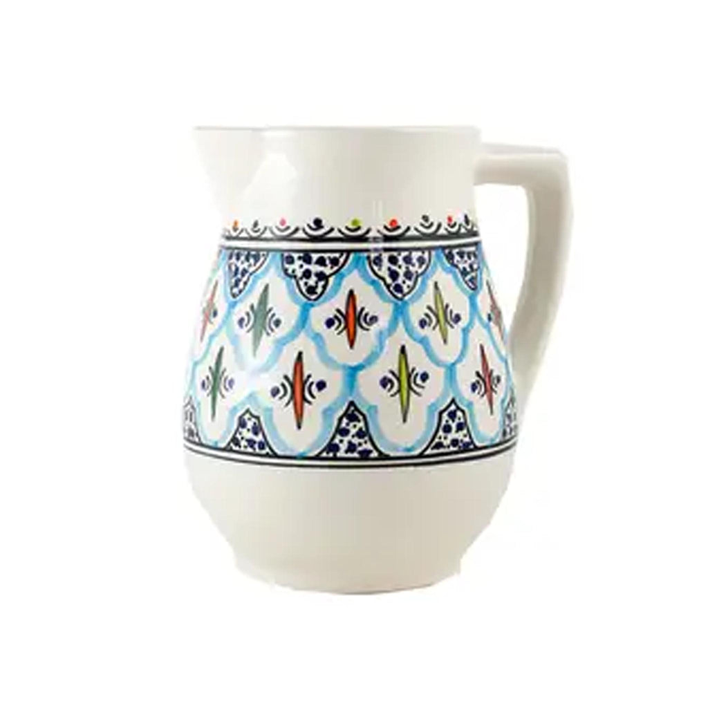 Rosette Ceramic Pitcher