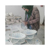 Blue Fish Large Serving Platter - artisan