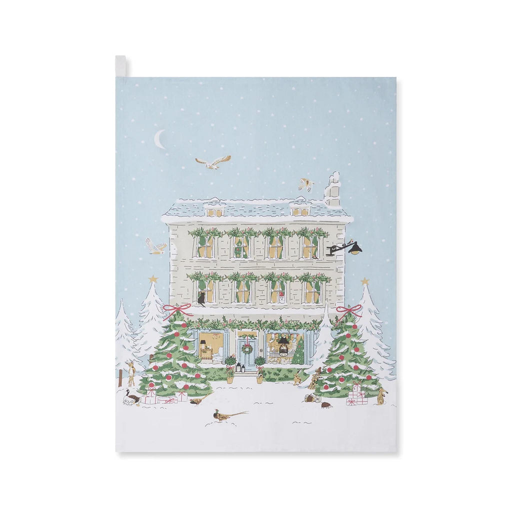 Sophie Allport Tea Towel - Christmas House