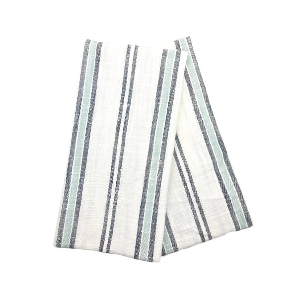 Striped Kitchen Towel Sets - Teal