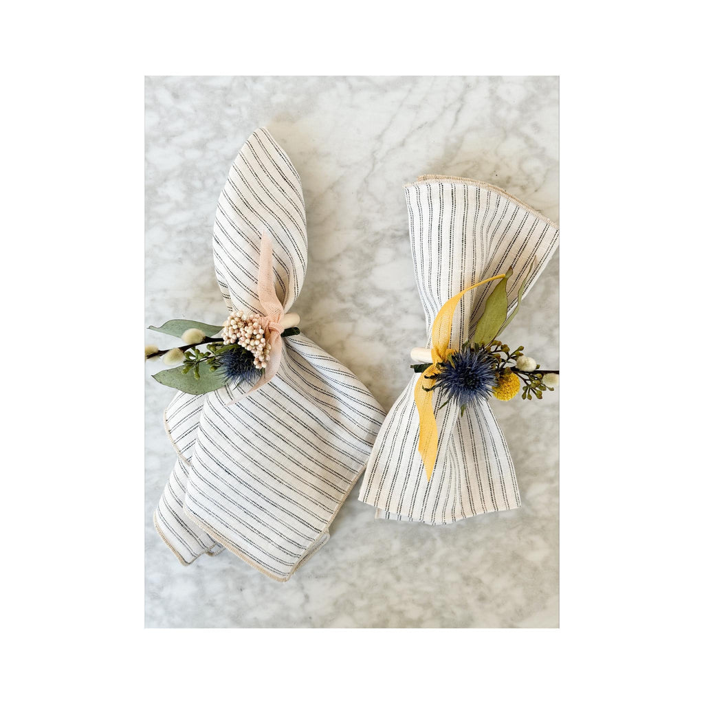 Garden Party Table Styling Workshop - Studio Four Six napkin rings
