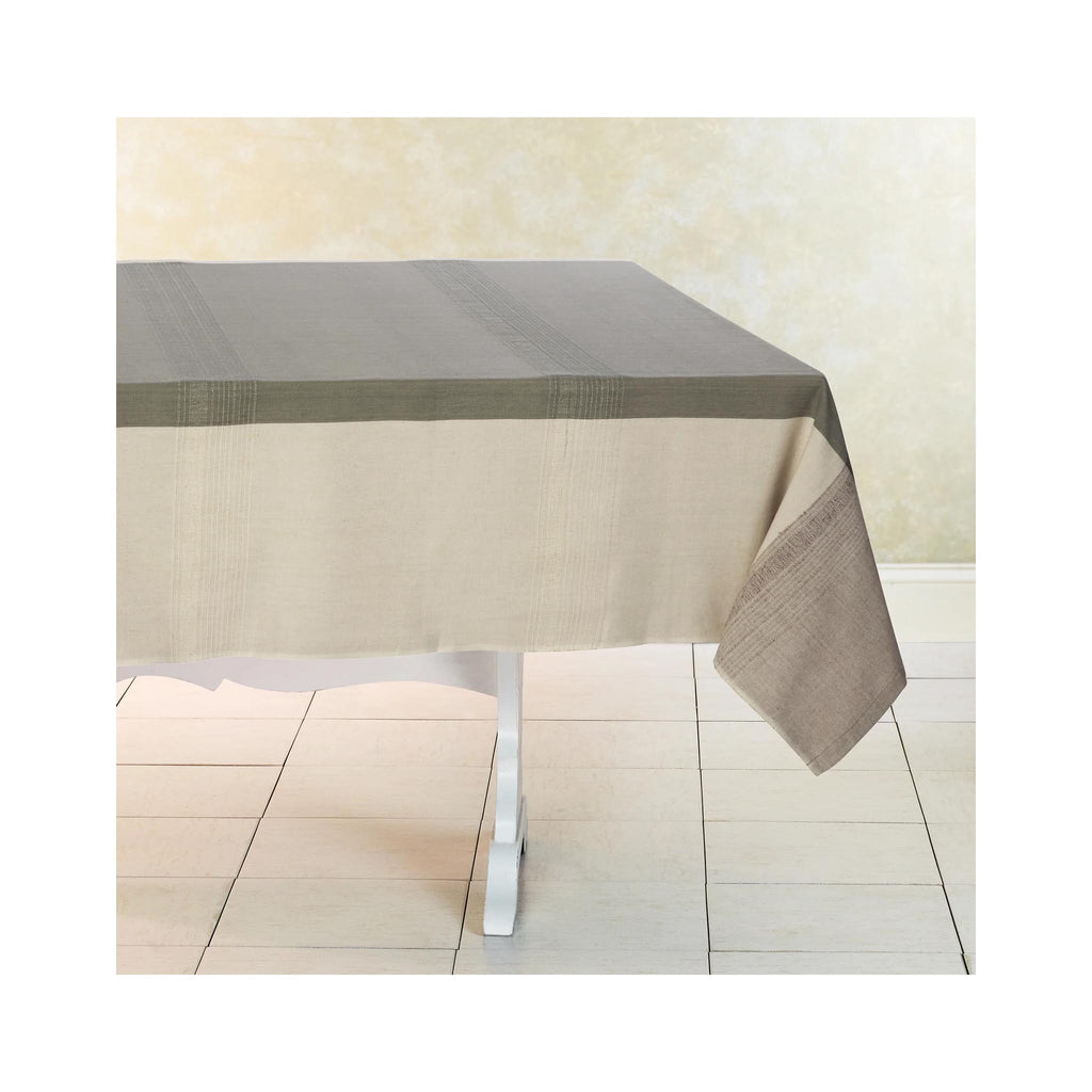 Hand-woven Cotton Tablecloths - Moonstone